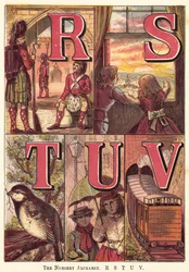 The Nursery Alphabet, R, S, T, U, V